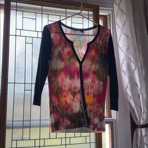 {Tarantola} Whimsical Paint Stroke Cardigan